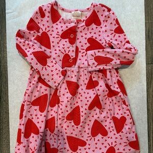 Hanna Andersson valentine heart dress size 4